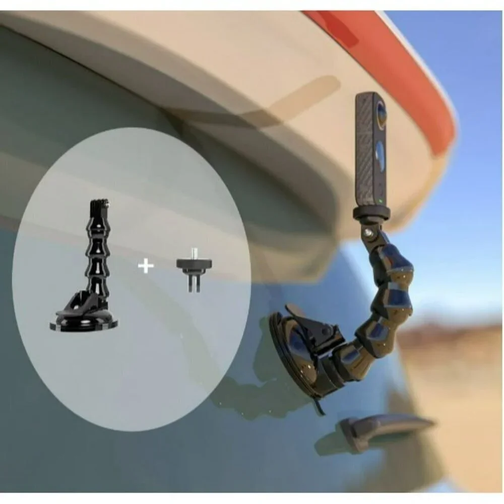 Flexible Gooseneck Extension Suction Cup Car‎ Mount Holder with Phone Holder for